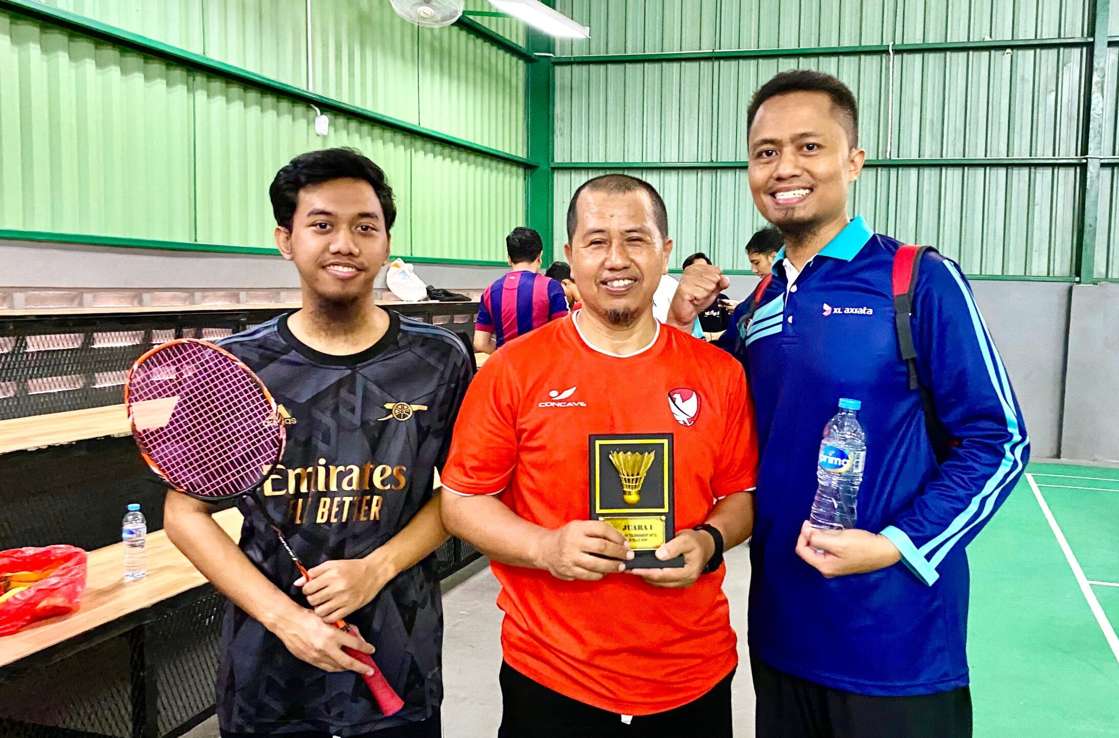 DKM As-Salam XL Axiata Raih Juara  dalam Lomba Badminton HUT Kemerdekaan Indonesia