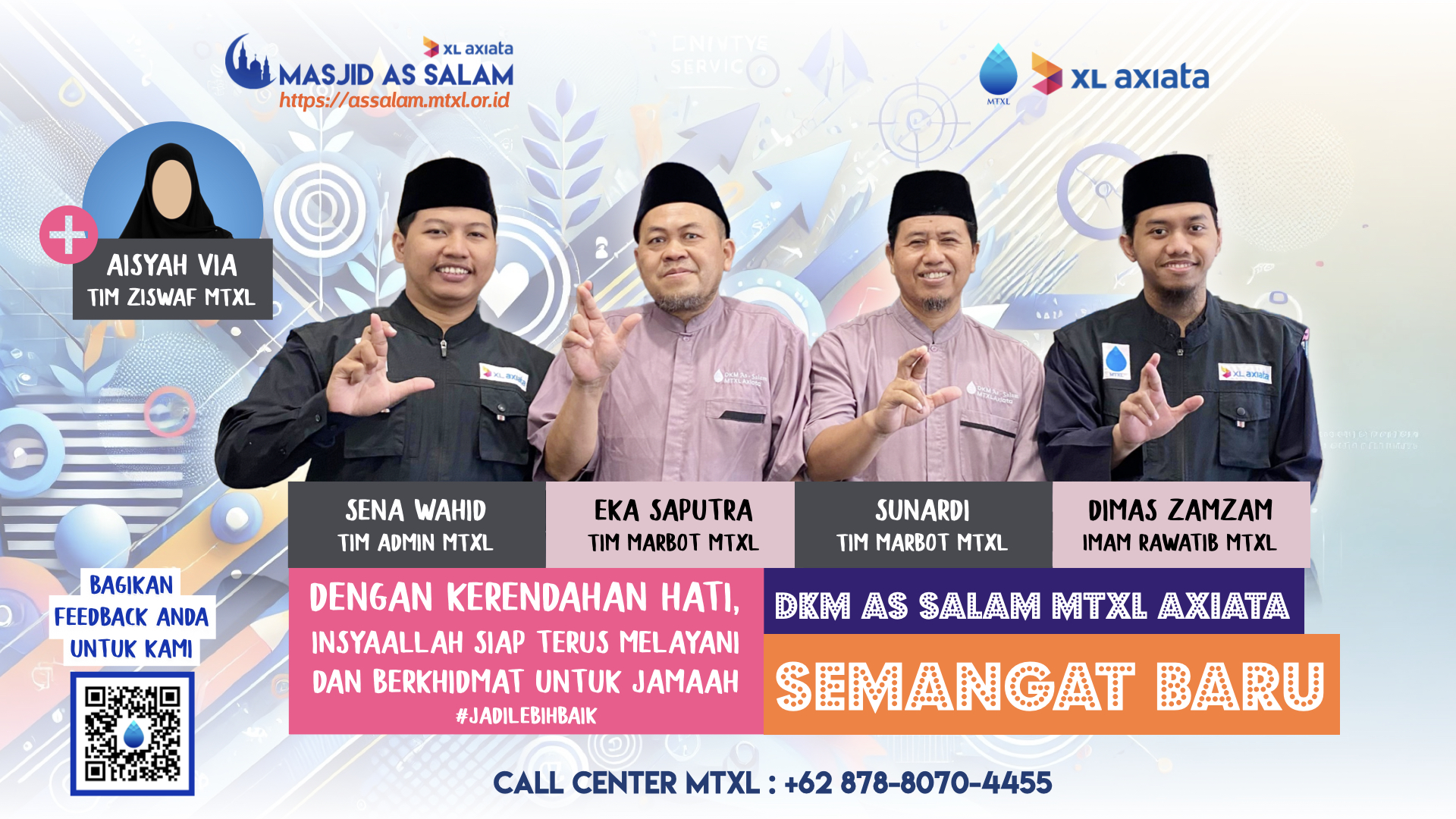 DKM Assalam MTXL Axiata Rilis Kepengurusan Baru dengan Semangat Berkhidmat untuk Jamaah dan Ummat